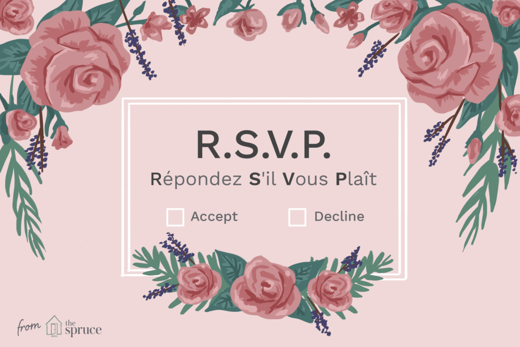 What does M mean on RSVP?