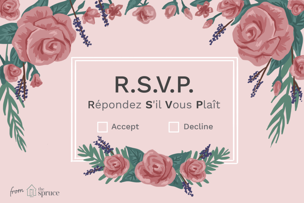 What does M mean on an RSVP?