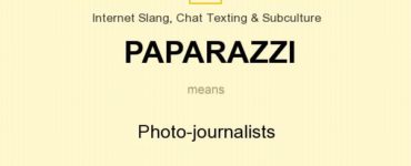 What does Paparazzi mean in English?