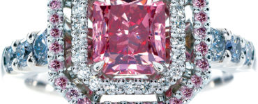 What does a pink engagement ring mean?