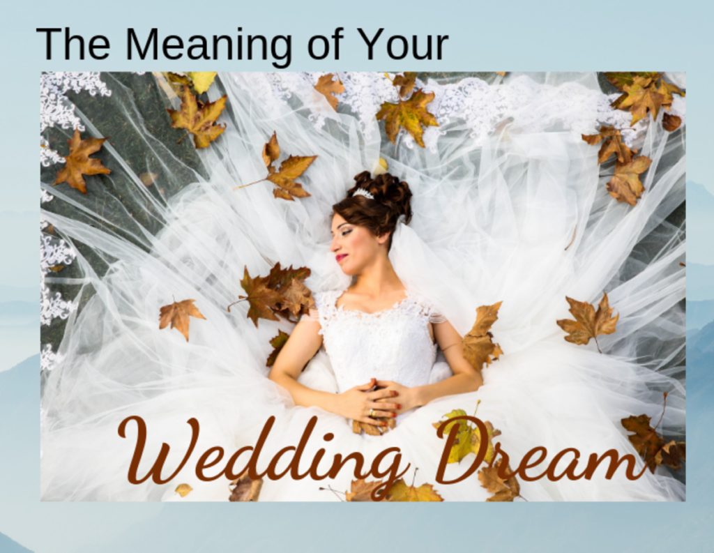 What does a wedding mean in a dream biblically?