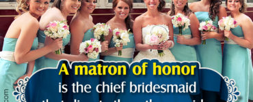 What does the matron of honor pay for?