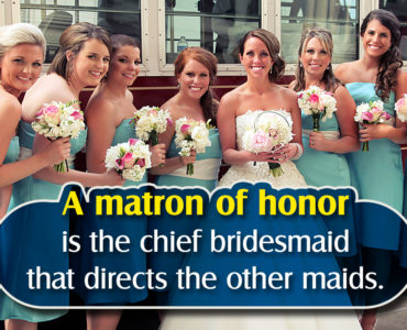 What does the matron of honor pay for?