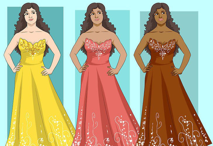 What dress color is best for brown skin?