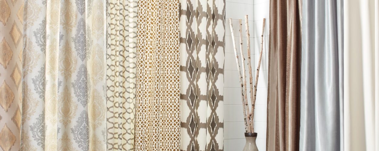What fabric is best for bathroom curtains?