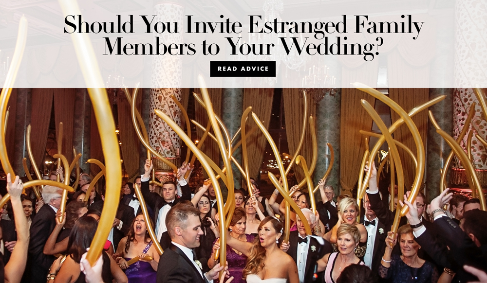 What family members should be invited to a wedding?