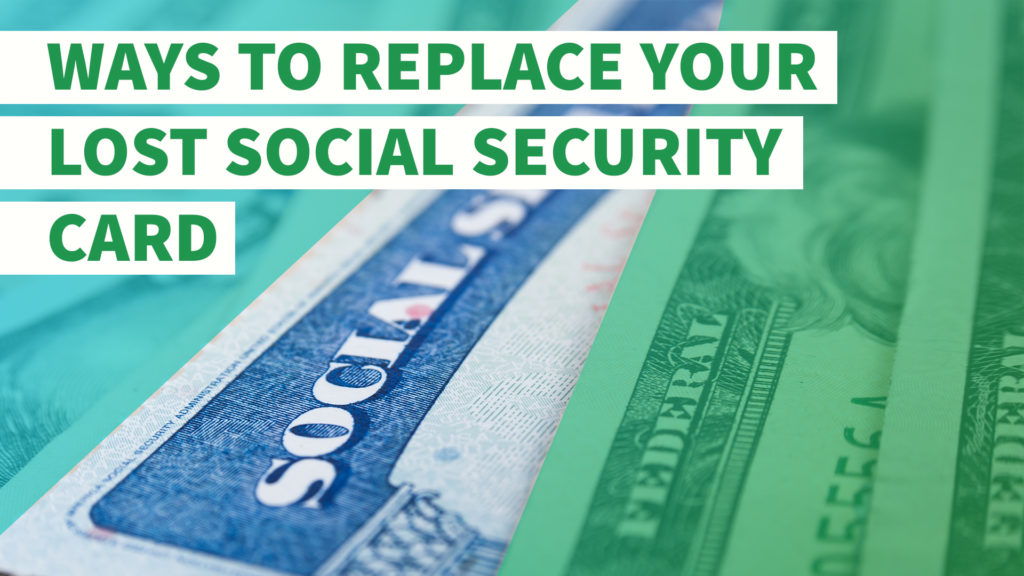 What happen if you lose your Social Security card?