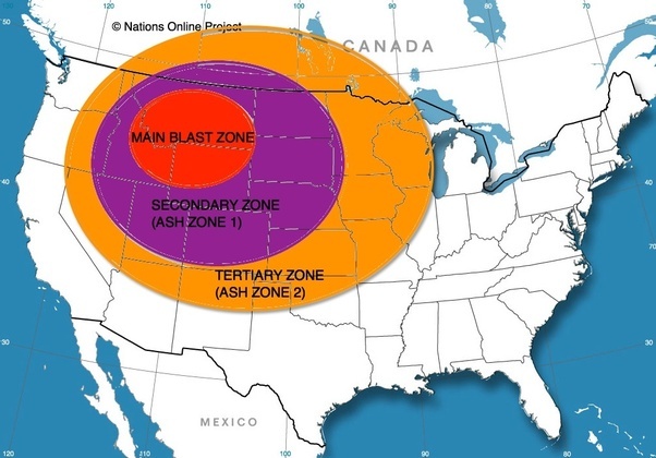 What happens if Yellowstone blows?