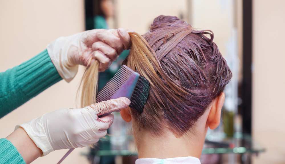 What happens if you put too much developer in hair dye?