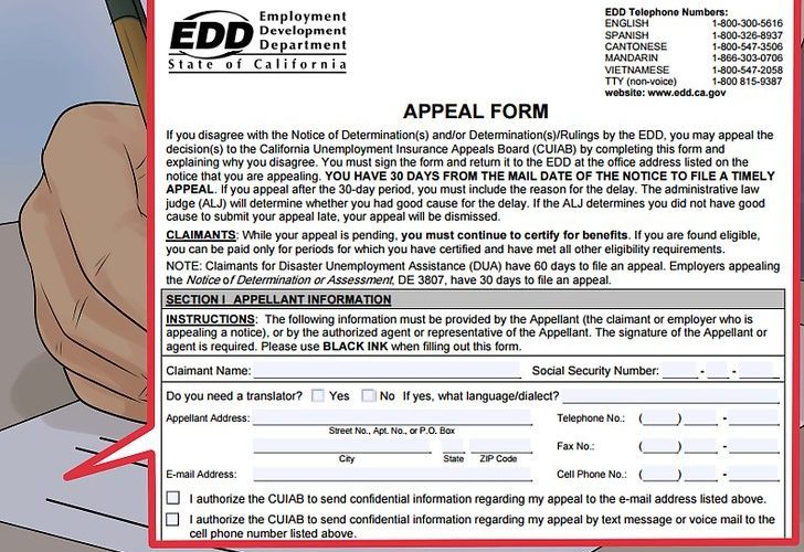 What if I made a mistake on my EDD claim form?