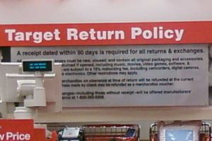 What is Target's return policy?