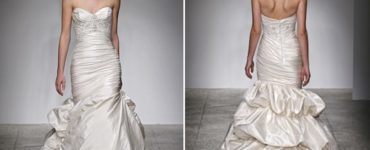 What is a drop waist wedding dress?
