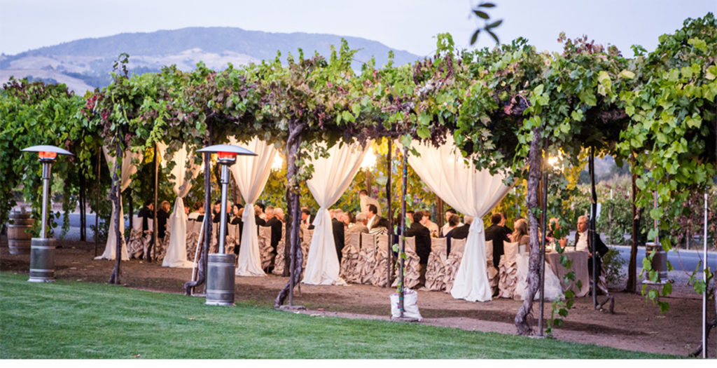 What is a vineyard wedding?