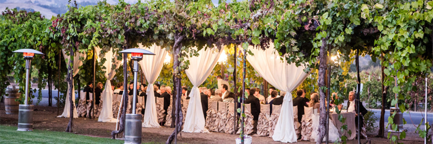 What is a vineyard wedding?