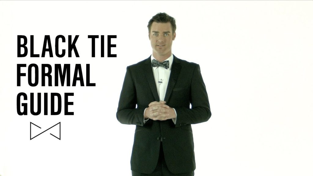 What is formal but not black tie?