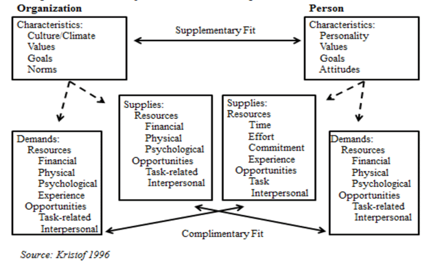 What is person organization fit?