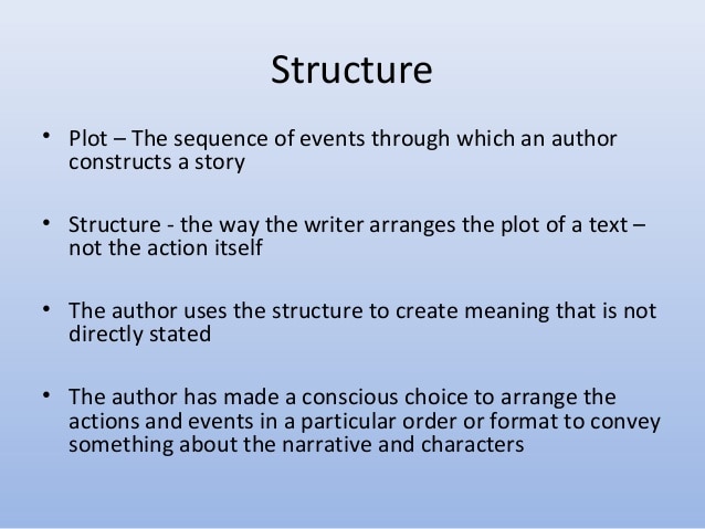 what-is-structure-in-literature