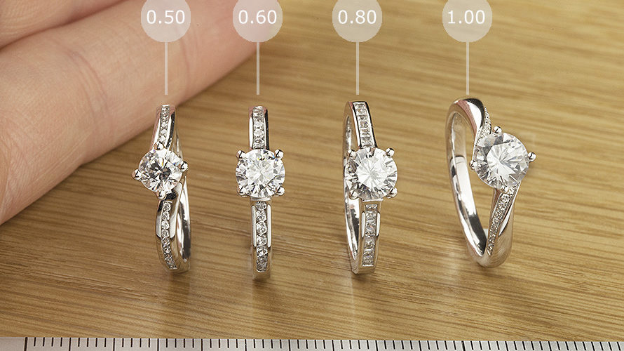 What is the average cost of a 1 carat engagement ring?