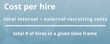 What is the average cost per hire 2020?