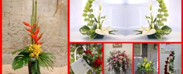 What is the basic rule in flower arrangement?