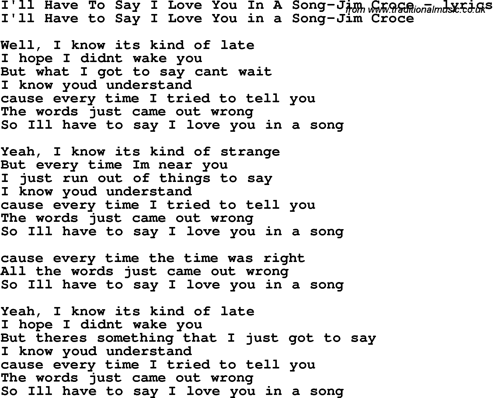 What Is The Best Song To Tell Someone You Love Them