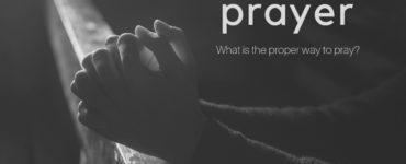 What is the correct way to pray?