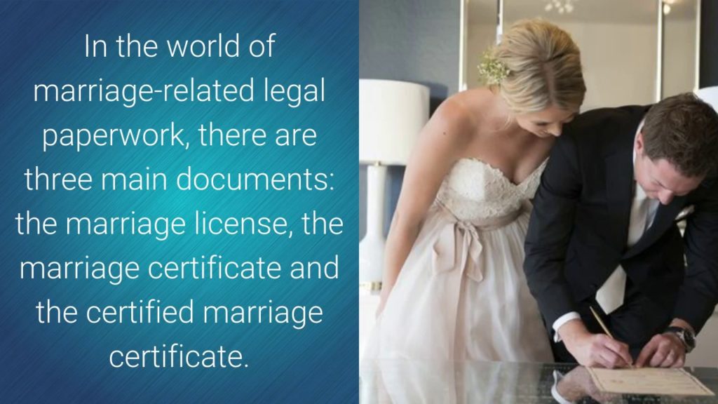 What is the difference between a marriage certificate and an abstract?