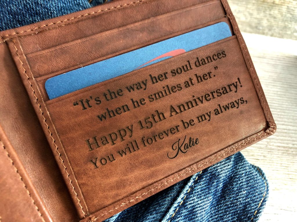 What is the gift for 15 year anniversary?