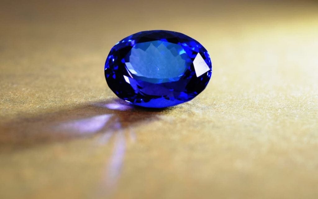 What is the rarest blue gemstone?