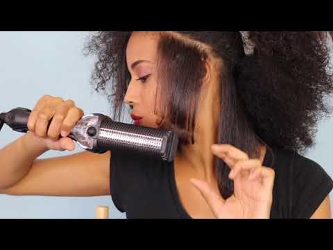 What is the safest way to straighten hair?