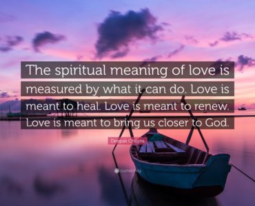 What is the spiritual meaning of love?
