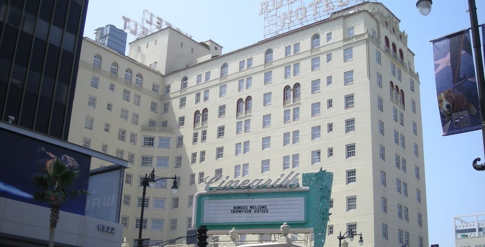 What movies have been filmed at the Roosevelt hotel?