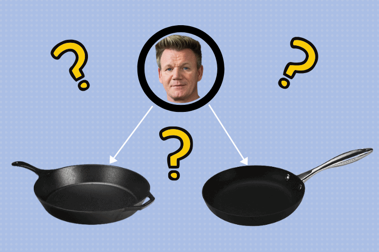 What pan does Gordon Ramsay use?
