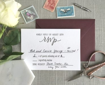 What questions do you ask for a wedding RSVP?