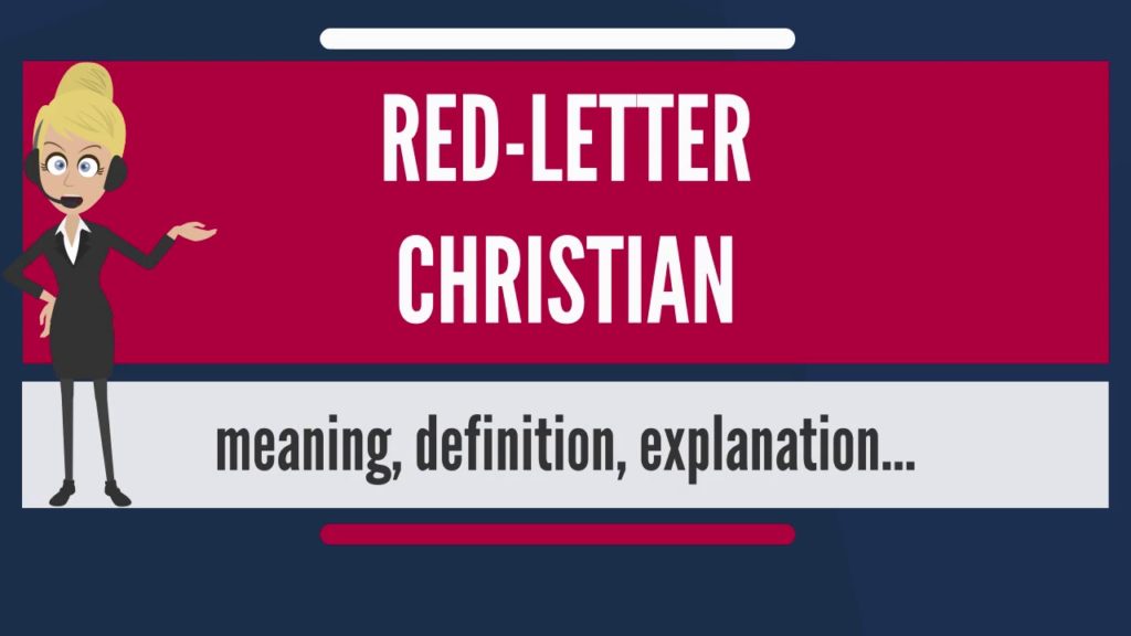 What red letter means?