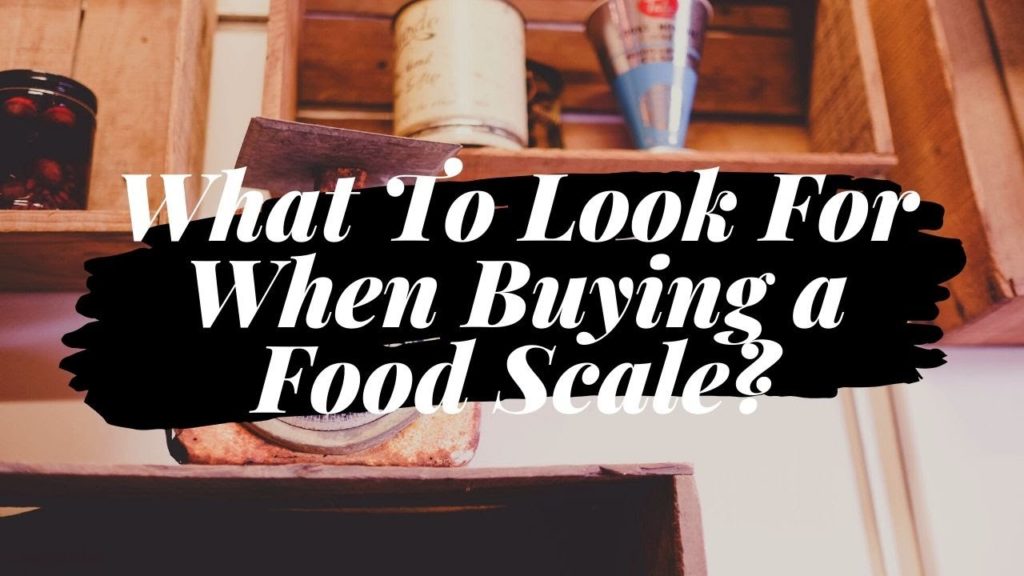 What should I look for when buying a food scale?