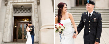 What should a bride wear to a courthouse wedding?