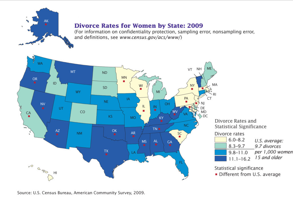 What state has the fastest divorce?