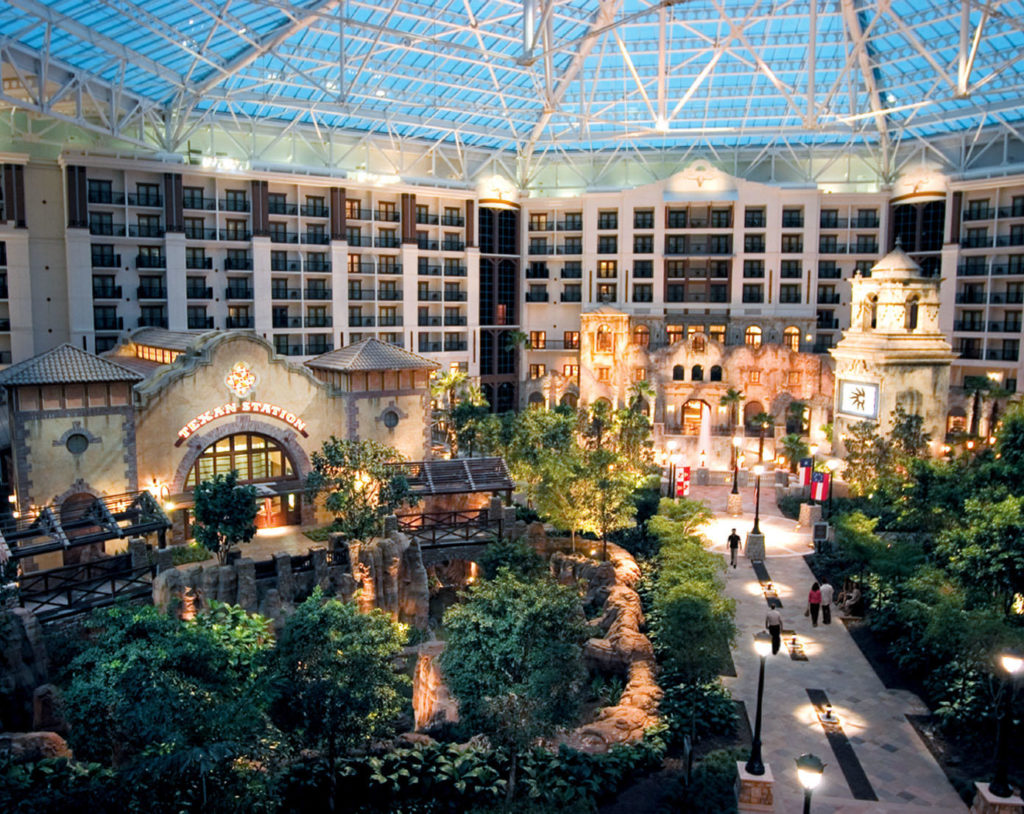 What time is check in at Gaylord Texan?