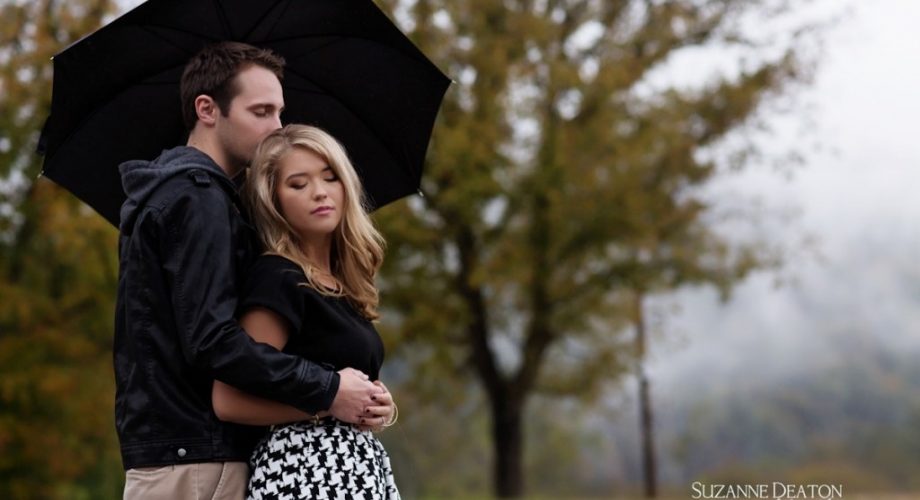 What to do if it rains for your engagement photos?