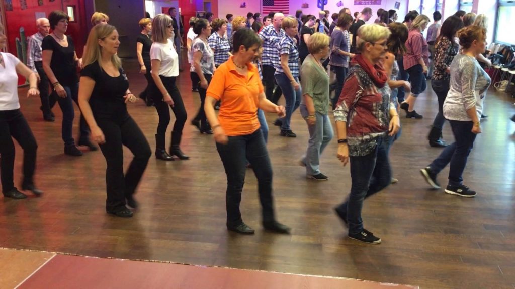 What was the first line dance song?