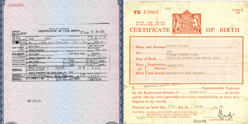 What's the difference between a long form and short form birth certificate?