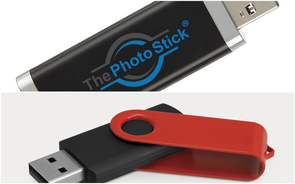 What's the difference between a photo stick and a flash drive?