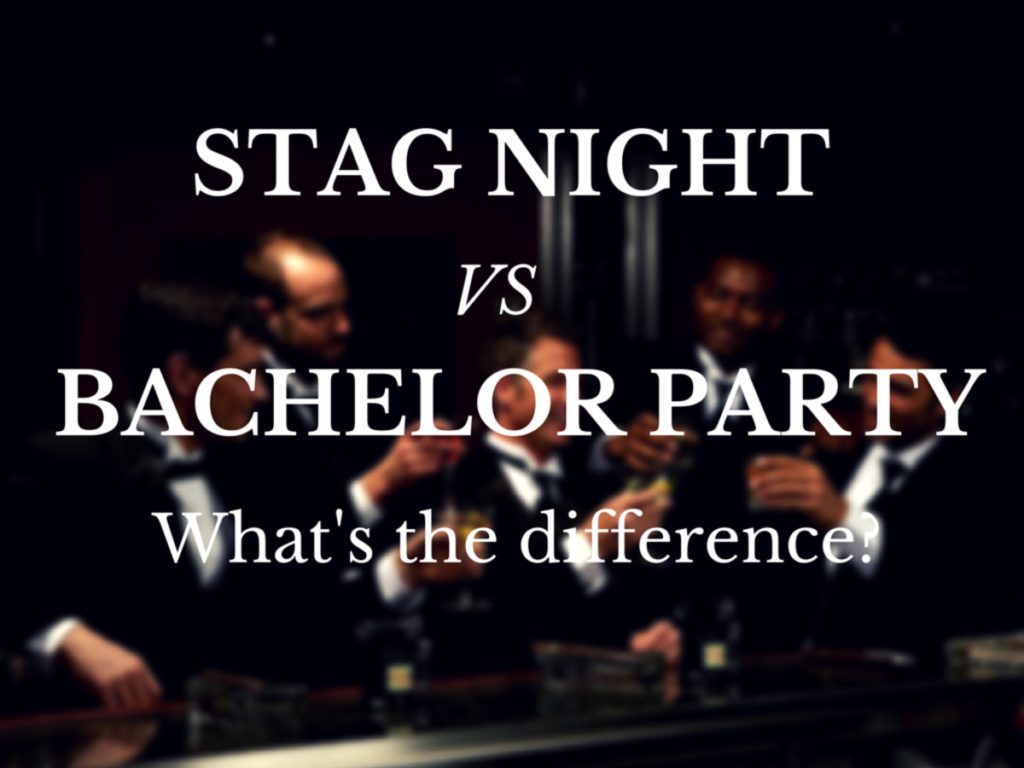 What's the difference between a stag and bachelor party?