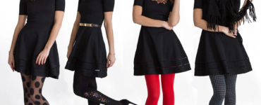 When can you wear black tights with a dress?