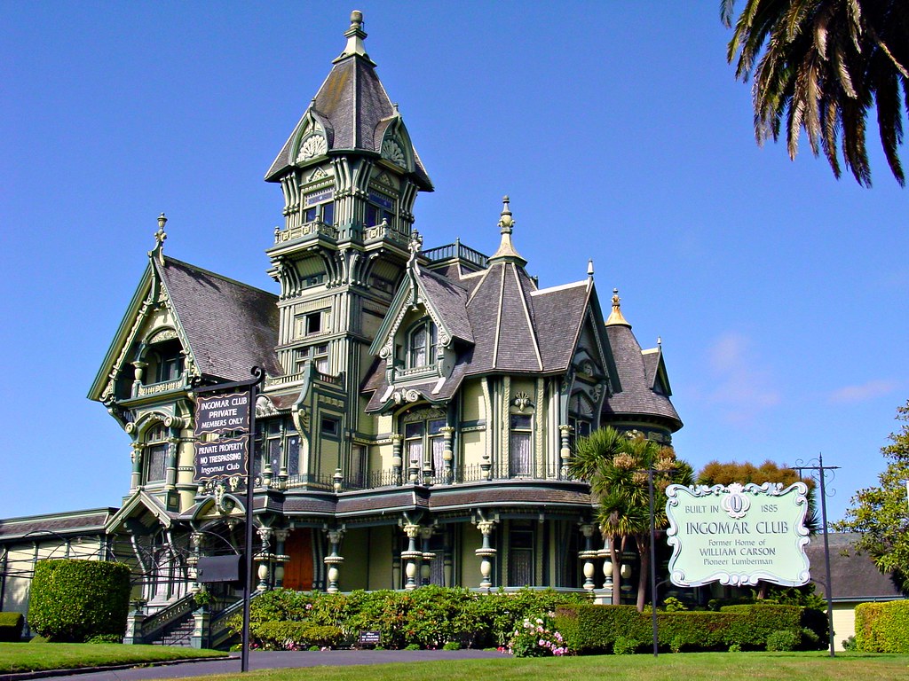 When was the Carson mansion built?