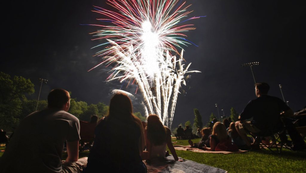 Where can I watch fireworks in Poughkeepsie?