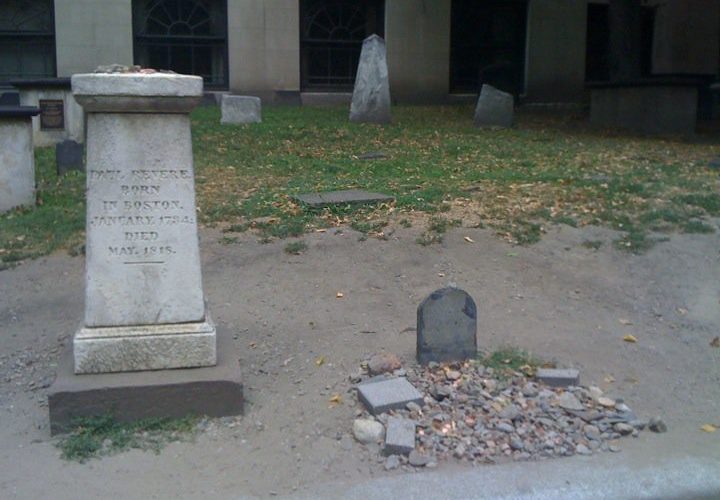 Where is Paul Revere buried?