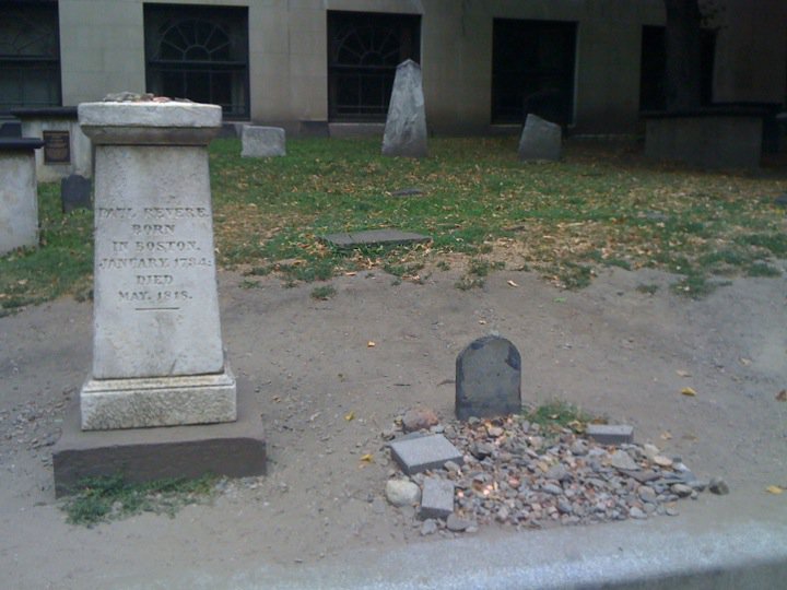 Where is Paul Revere buried?