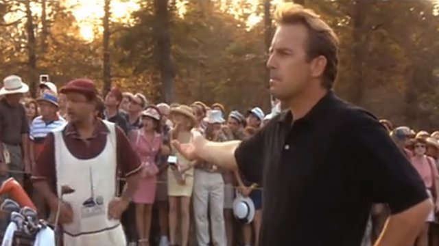 Where is the 18th hole in tin cup?